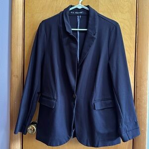 Maurice’s Women’s Black Single Button Blazer Jacket